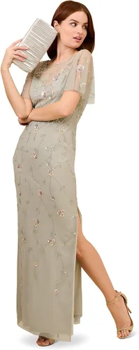 Vista 5 de Adrianna Papell Vestido largo con cuentas para mujer