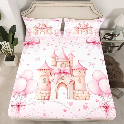 Vista 17 de Lindo Axolotl - Sábana bajera ajustable para niños, tamaño individual, juego de ropa de cama de animales marinos de dibujos animados, decoración