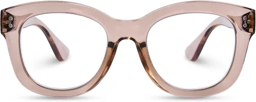 Vista 8 de Oprah Style - Lentes de lectura para mujer, de gran tamaño, con bloqueo de luz azul, para lectura de computadora con bisagra de resorte