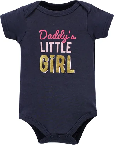 Vista 47 de Hudson Baby baby-girls Cotton Bodysuits 3-pack