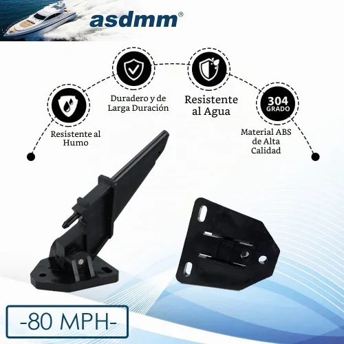 Vista 3 de Kit de velocímetro Pitot para barco marino, montaje automático de tubo de elevación hasta 80 MPH (velocímetro Pitot)