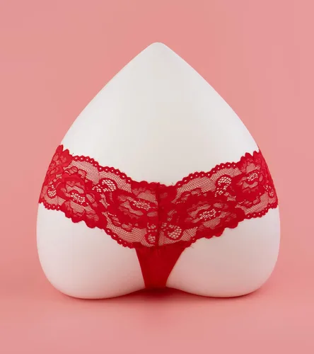 Vista 6 de Ropa interior de encaje para mujer, tangas de cintura baja, tangas de encaje sin costuras