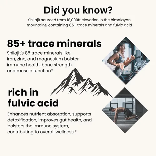 Vista 7 de RuralDotz - Resina Shilajit del Himalaya – 100% natural – 500 mg por porción – Auténtico tono mineral del Himalaya para energía, fuerza y vitalidad