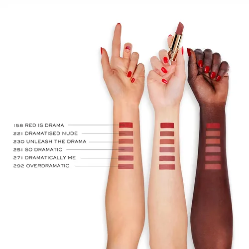 Vista 5 de Lancôme L'Absolu Rouge Drama - Lápiz labial mate, acabado mate atrevido, comodidad e hidratación duraderas