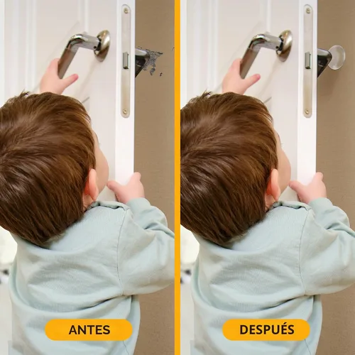 Vista 7 de Tapones de puerta protectores de pared de 1.5 pulgadas, reutilizables