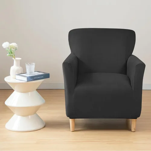 Vista 2 de Fundas elásticas para silla de banquete, fundas de terciopelo de lujo para sillón, fundas para sofá, fundas para silla, protector antideslizante