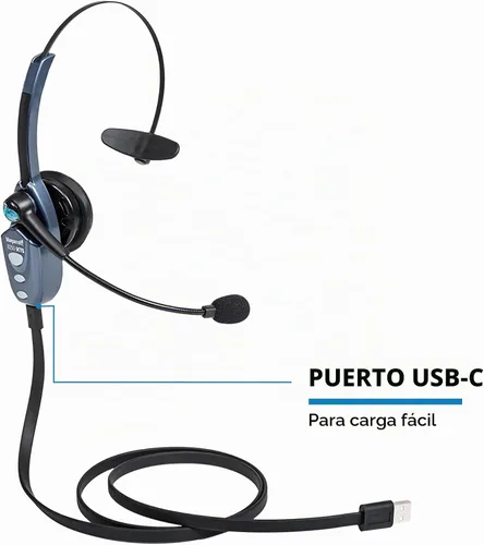 Vista 7 de BlueParrott Auriculares Bluetooth ligeros B250-XTS