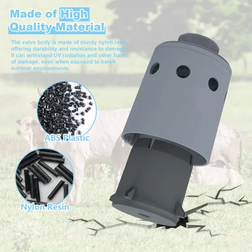 Vista 3 de Válvula de flotador de 1" para tanque de agua, Válvula de control automático de nivel de agua, Válvula de llenado de alto flujo para tanque