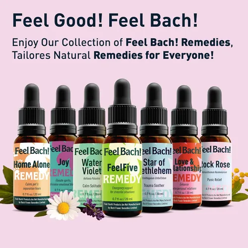 Vista 7 de Feel Bach! Flower Essence cuentagotas ciruela cereza, 0.7 fl oz, 0.7 fl oz