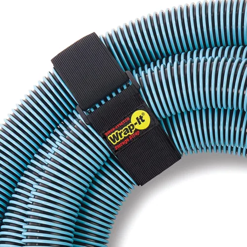 Vista 15 de Correas superelásticas Wrap-It Storage de 6 pulgadas (paquete de 12) – Correas elásticas de velcro – Organizador de cables de extensión, correa