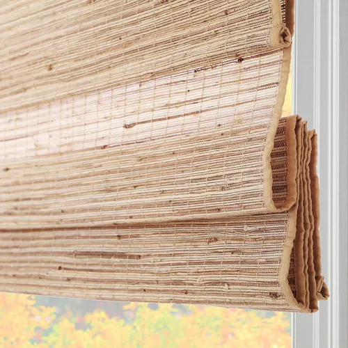 Vista 11 de DEJAVU Persianas romanas inalámbricas para ventanas, persianas romanas de ventana de tela con forro lavable beige, persianas romanas personalizadas