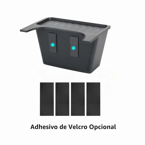 Vista 5 de Jawjut Trash Can,Compatible with 2019-2025 Tesla Model Y(no Juniper),Garbage Can Bin Accessories,Rear Center Console Storage Box Organizer,Black