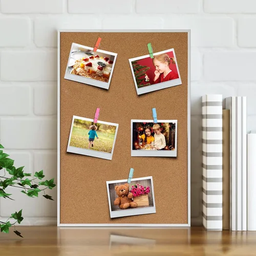 Vista 5 de 100 chinchetas con clips de madera para tableros de corcho, obras de arte para tablones de anuncios, manualidades, proyectos de arte, suministros