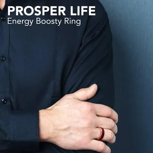 Vista 4 de Dosurgorn FengShui - Anillo de cinabrio de Feng Shui para hombres y mujeres, anillo de Feng Shui para riqueza y protección, amuleto de dinero