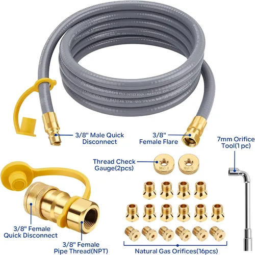 Vista 6 de 5249 Kit de conversión de propano a gas natural para parrillas Blackstone