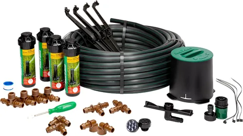 Vista 15 de Rain Bird 32ETI Kit de sistema de rociadores automático fácil de instalar en tierra