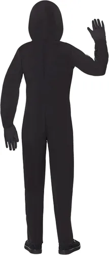 Vista 2 de Spirit Halloween Disfraz de figura de palo verde de alambre E.L. iluminado para niños, disfraz de figura de palo traje de overol disfraz divertido