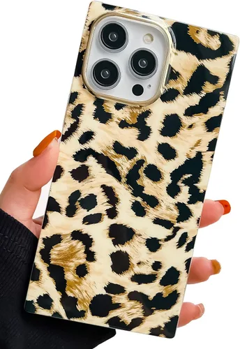 Vista 38 de Funda compatible con iPhone 14 Pro con borde rectangular, bonita funda protectora de lujo con pintura al óleo y flores para mujeres y niñas, funda