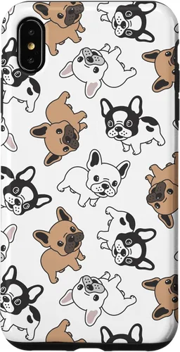 Vista 11 de iPhone 16 Cute French Bulldog Pattern Case