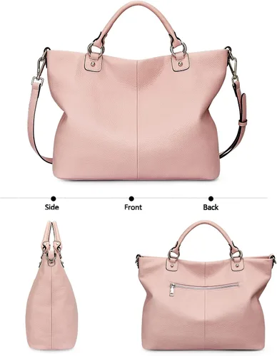 Vista 8 de Bolso Kattee para mujer de cuero suave, bolso cruzado superior y bolsos de mano