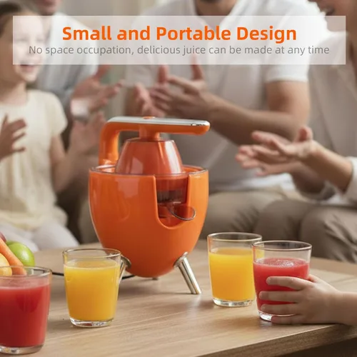Vista 4 de Electric Citrus Juicer Squeezer, Portable Automatic Juice Squeezer, Pulp Separation, Quickly Extract Juice, Small Electric Juice Machine for Home Use