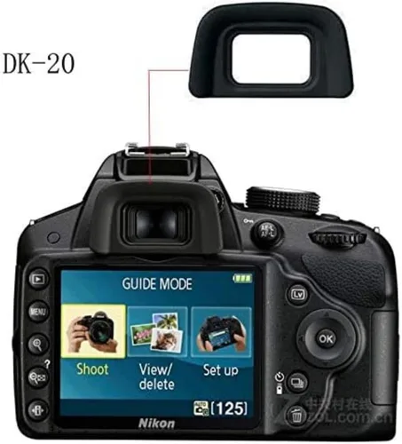 Vista 2 de MOSTOS® - Visor ocular para cámara DK-20 para cámara Nikon D5600 D5200 D5100 D5000 D3100 D70 D70S D60 D50 D40 D750