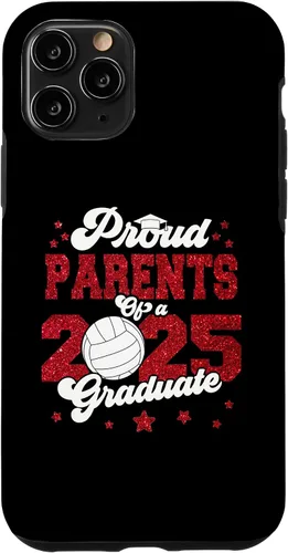 Vista 27 de iPhone 16 Parents of a 2025 Graduate Prom Graduation 25 VolleyBall Case