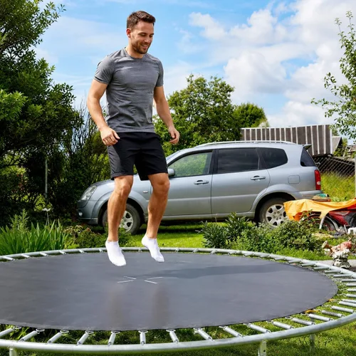 Vista 5 de 72 resortes de repuesto para trampolín con gancho en T de acero inoxidable resistente