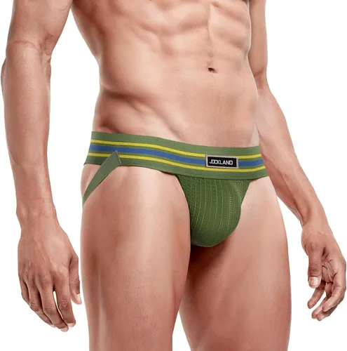 Vista 13 de Jock Straps para hombre, ropa interior atlética de banda ancha de 3' Negro