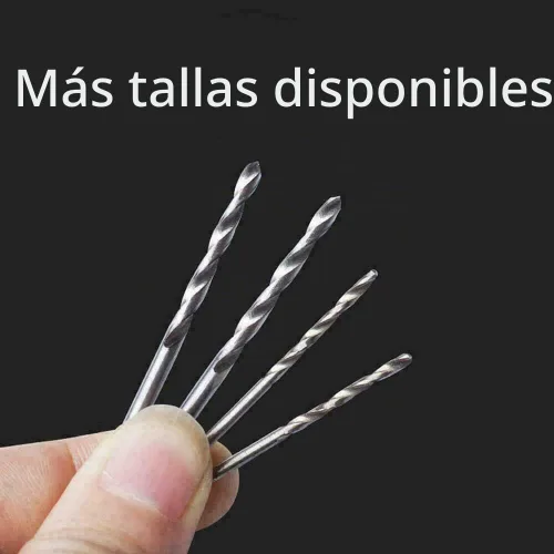 Vista 5 de 20 piezas de 0.020 in HSS Micro Twist Broca de acero de alta velocidad para madera, plástico, metal blando
