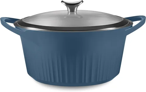 Vista 10 de CorningWare QuickHeat - Tostador de aluminio fundido de 3.2 cuartos de galón con tapa e interior de cerámica antiadherente, ligero y rápido