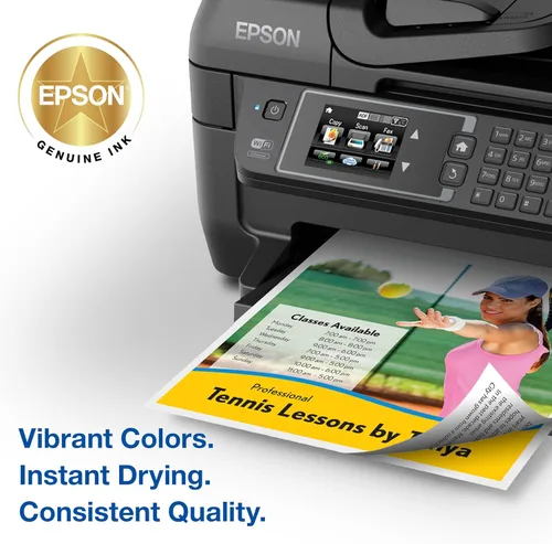 Vista 4 de Epson 220 DURABrite Ultra Ink Cartucho de Tinta de Alta Capacidad Negro (T220XL120-S) Funciona con WorkForce WF-2630, WF-2650, WF-2660, WF-2750