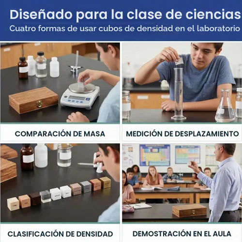 Vista 5 de Juego de 10 bloques patrones United Scientific DCSET10 para medición de densidad