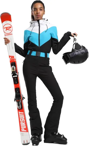 Vista 70 de GSOU SNOW Traje de esquí para mujer, traje de nieve delgado de una pieza, chaqueta de nieve, impermeable, resistente al viento, deportes al aire