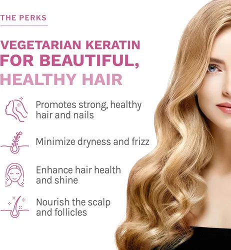 Vista 3 de Tratamiento de queratina de Reserveage Nutrition con biotina y resveratrol para cabello, AA1140, 1, 1