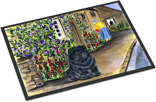 Vista 207 de Caroline's Treasures SS8220MAT - Felpudo afgano de 18 x 27 pulgadas, para interiores y exteriores, para entrada, antideslizante, lavable, de pelo