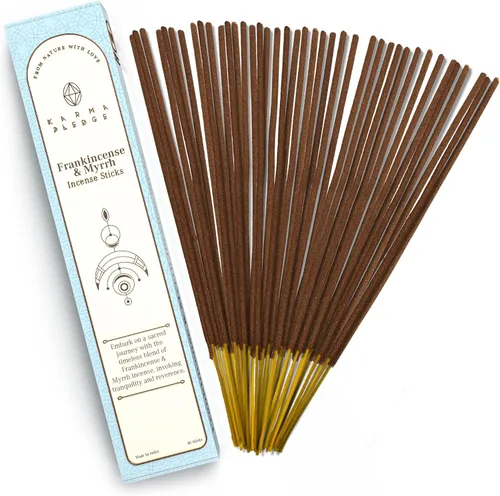 Vista 63 de Bakhoor - Varitas de incienso orgánicas sumergidas a mano, 100 varillas con hierbas naturales e ingredientes aromáticos, tiempo de combustión de 45