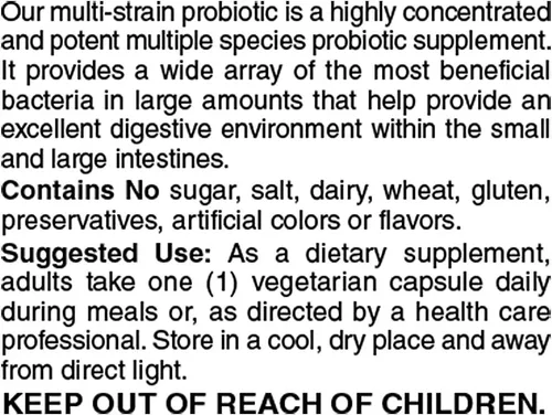 Vista 4 de Holly Hill Health Foods, Suprema Dophilus, 240 Cápsulas Vegetarianas