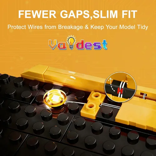 Vista 7 de Vaodest Luz LED para Lego 76191 Marvel Infinity Guantelete Set 76191 Juego de guanteletes Infinity