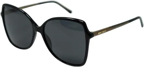 Vista 2 de JIMMY CHOO Gafas de sol de mujer mariposa gris FEDES 0807IR 59, Negro