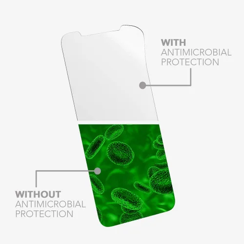 Vista 2 de tech21 Protector de pantalla Impact Shield para Apple iPhone 12 Pro Max 5G con acabado antiarañazos autorreparable