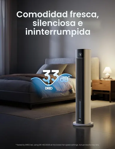 Vista 6 de DREO Enfriador evaporativo de pantano de aire, ventiladores de enfriamiento de 43 pulgadas que sopla aire frío 2026 actualizado, ventilador de piso