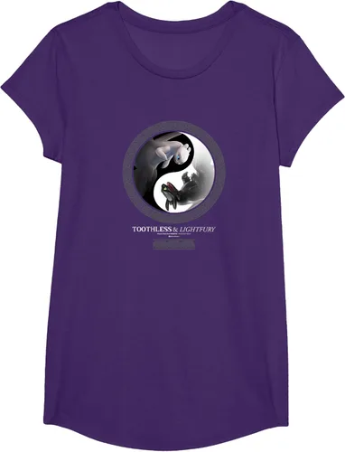 Vista 9 de Cómo entrenar a tu dragón 3 Yin Yang Dragon Camiseta