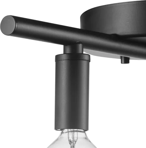 Vista 6 de Globe Electric 59968 Monroe - Iluminación de riel de perfil delgado de 4 luces, negro mate, bombilla no incluida