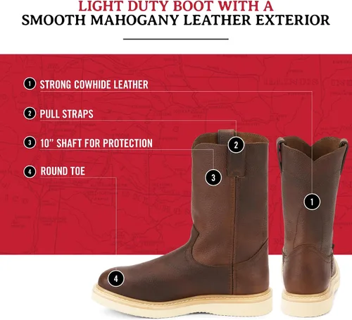 Vista 3 de Justin Botas de trabajo originales WK Premium para hombre