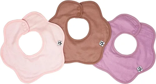 Vista 9 de Tiny Twinkle Roundabout Drool Bibs 3 Pack - 360 Rotating Water Resistant and Absorbent Teething Baby Bibs