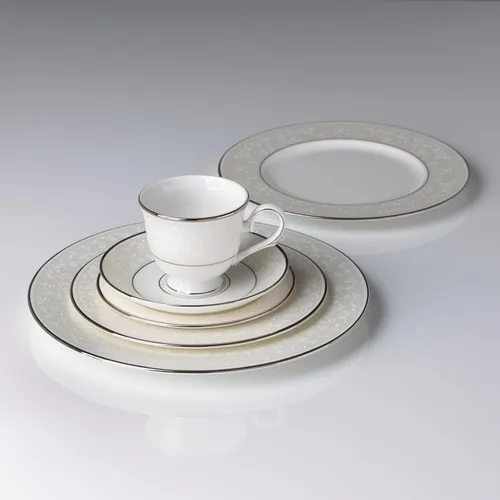 Vista 11 de Lenox Platillo Opal Inocencia, blanco