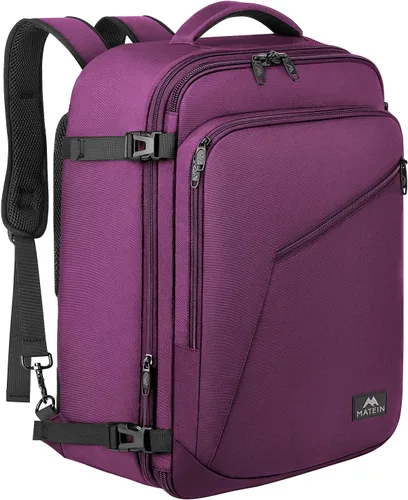 Vista 93 de MATEIN - Mochila de viaje extragrande de 10.56 galones, mochila de viaje ampliable apta para aerolíneas, para viajeros de fin de semana, hombres