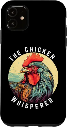 Vista 5 de iPhone 14 - Atuendo para amantes de la agricultura y el pollo The Chicken Whisperer Case