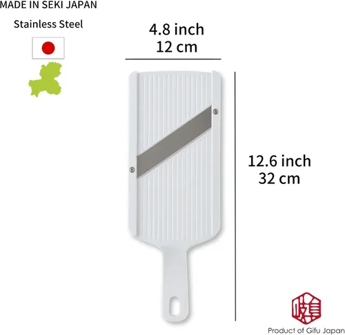Vista 2 de Cortador de mandolina japonesa Repollo Sder Patata Verduras Cebolla Rebanadora con Guardia